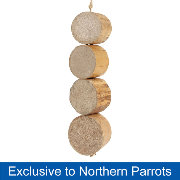 Grande Bird Kabob Natural Parrot Toy