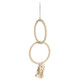 Double Rope Hoop Parrot Toy - Small Double Rope Hoop Parrot Toy - Small