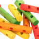 Colourful Wooden Slats Medium - Parrot Toy Parts - 29 Pack