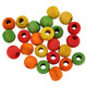 Colourful Wood Beads 3/4" - Pack of 24
