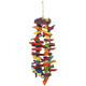 Rainbow Tower Wood and Rope Parrot Toy