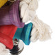 Spool Stacker Wood & Rope Parrot Toy