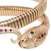 A Snake Bracelet with Emerald Eyes