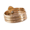 The Coils of Gold Snake Ring