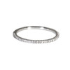 Diamond eternity ring in 18 Kt. white gold.