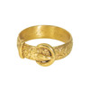 Gold Buckle Ring, 19th C. Hallmarked 22 ct 1874