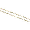 Antique gold watch chain necklace