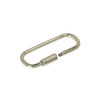 Carabiner or Charm Holder or Chain Connector in 14 kt White Gold