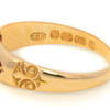 Hallmarked English 18 ct gold rin