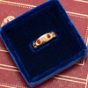 Antique: Ruby and Diamond Ring, Gypsy Set Ring in 18ct Gold, Diamond Star