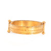Antique Gold Bangle Bracelet 18k, ROMA Bracelet, Etruscan Revival