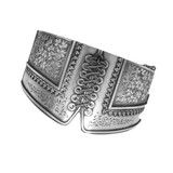 Victorian Silver Bangle in a Corset or Laced Cuff design Victorian Silver Bangle in a Corset or Laced Cuff design
