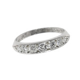 Vintage: Platinum & Diamond Band Circa 1920's Vintage: Platinum & Diamond Band Circa 1920's