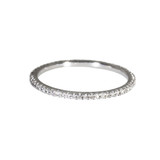 Diamond eternity ring in 18 Kt. white gold. Diamond eternity ring in 18 Kt. white gold.