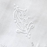 Antique Monogrammed Linen Napkins "LG or GL" Antique Monogrammed Linen Napkins "LG or GL"