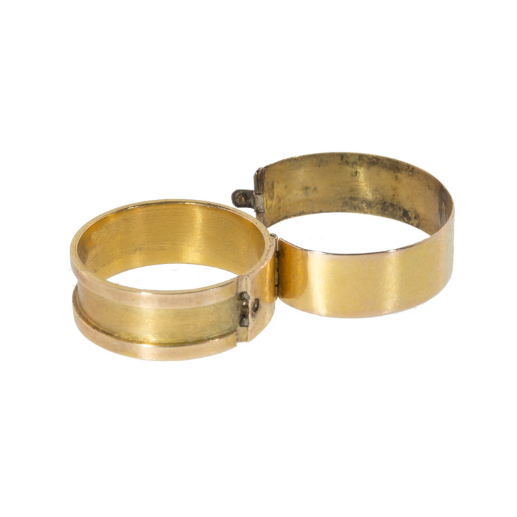 Antique Gold Secret Message Ring