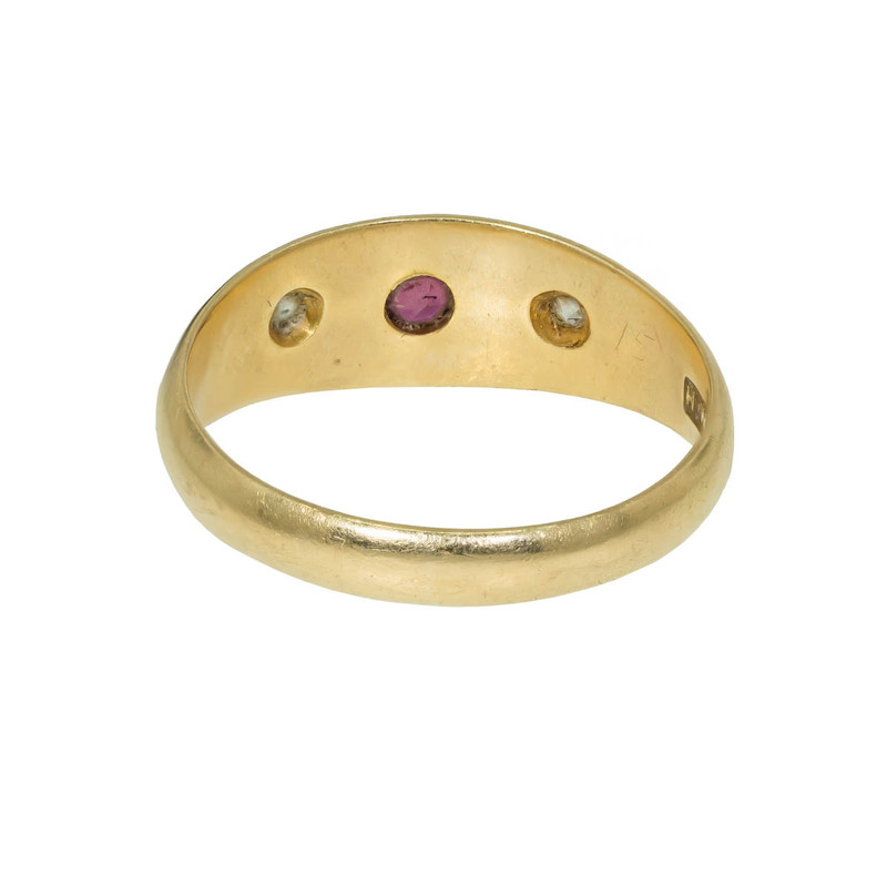 Antique Diamond & Ruby Ring | Sugar et Cie