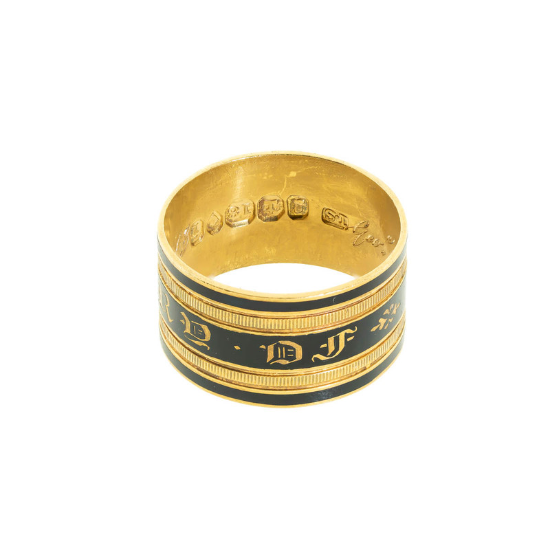 Antique Mourning Ring, Georgian