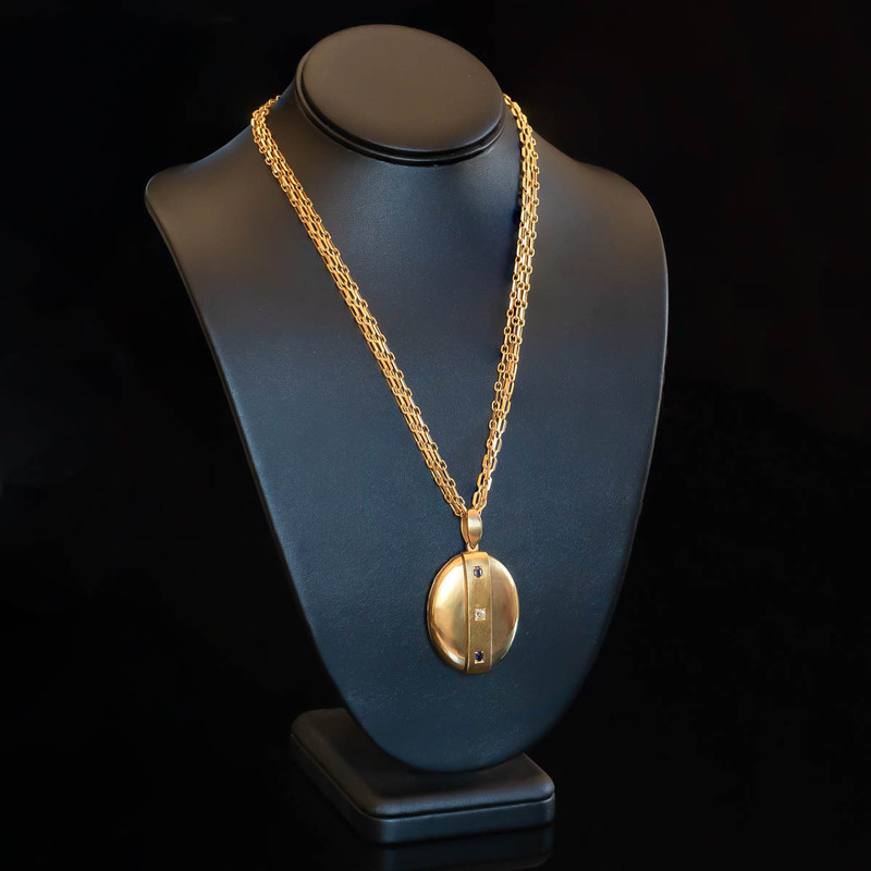 Antique: Long Chain in 18k Gold, Belle Époque