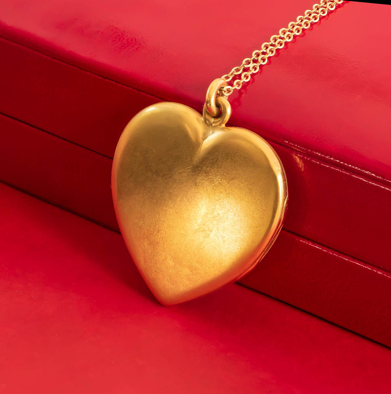 The Gold Heart Locket