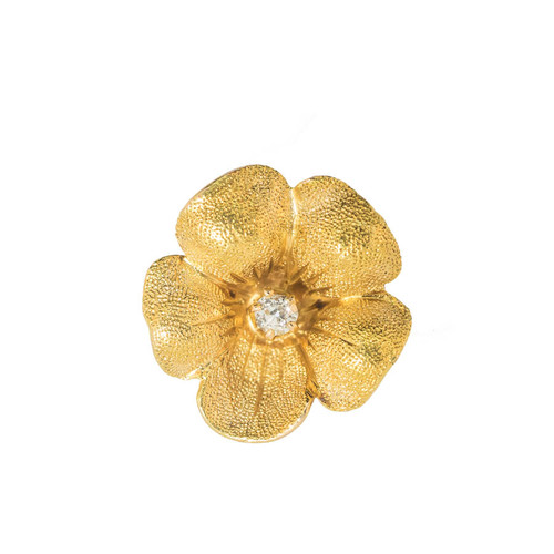 Antique Gold Flower Earring | Sugar et Cie