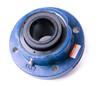 65mm Timken QAFYP Round Shallow Pilot Flange Block - Concentric Shaft Collar - Double Lip Viton Seals - Fixed  QAFYP13A065SC
