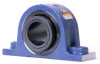 35mm Timken QASN Two Bolt Pillow Block - Concentric Shaft Collar - Double Lip Nitrile Seals - Fixed  QASN08A035SB