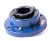 4-1/2" Timken QVFY Round Flange Block - Single V-Lock® - Triple Lip Nitrile Seals - Fixed  QVFY26V408SM