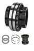 4-15/16" Timken QVV Replacement Bearing & Seal Kit - Double V-Lock® - Triple Lip Nitrile Seals  QVV415-28KITSM