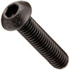 #0-80 UNF Button Socket Head Cap Screw - Black Oxide  201001 - 201004