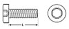 M8-1.25 Metric Low Socket Head Cap Screw - 304 Stainless  544110 - 544122