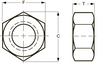 UNC A563 Grade DH Heavy Hex Nut - Galvanized  335056 - 335130