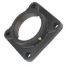 Medium Duty Cast Iron Self-Aligning Ball Bearing 4-Bolt Flange Block  FX07