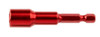 Magnetic Nut Driver Power Bit 3/8 x 2-1/2" Red  73112