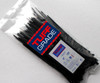 1000 Pc. 4" 18 lb. Black UV Resitant Cable Tie  A-04-18-0-M