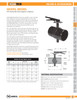 Model B8200L PVC Gruvlok Butterfly Valve 8"