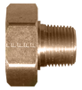 3/4"-11.5 x 3/8"  Brass Female Water Hose Swivel - Male NPT Connector  194-C