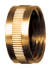 3/4"-11.5 Brass Round Knurled Water Hose Cap  200-W