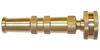 3/4"-11.5 x 4" Brass Adjustable Water Hose Twist Nozzel  GHTN