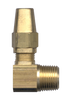3/8 x 1/4" Brass DOT Metal Line Compression - Male NPT 90° Elbow  1169-6B