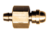 1/4 x 9/16"-18 RH  Brass Hose Barb - Female Oxygen Nut Combo  132-4R