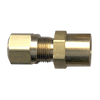 3/8 x 3/8" Brass DOT Poly Line Compression - Female NPT Connector  1466-6C