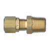 3/4 x 1/2" Brass DOT Poly Line Compression - Male NPT Connector  1468-12D