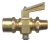 1/8 x 1/8" Brass Female NPT - Male NPT Shut Off Cock  2120-A