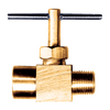 1/4" Brass Female NPT - Male NPT Needle Valve  3120-B