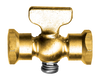 1/4" Brass Female NPT Shut-Off Cock  6103-B