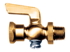 1/4" Brass Female NPT - Male NPT Shut-Off Cock  8120-B
