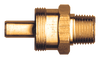 3/8 x 1/2" Brass DOT Air Brake Hose Compression - Male NPT Coupler  B1492-6D