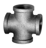 3/4" Sch. 40 Black Iron Female NPT Cross  BI-102-E