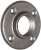 1/2" Sch. 40 Black Iron Female NPT Floor Flange  BI-114-D